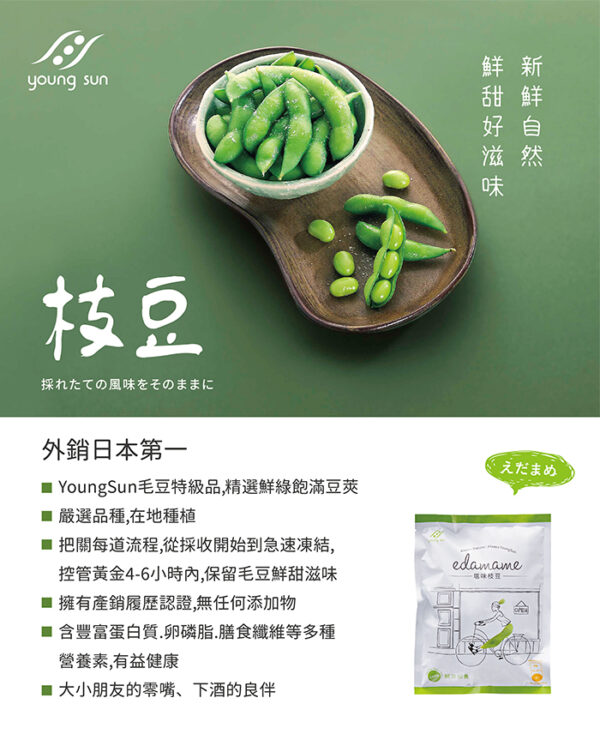 YoungSun冷凍毛豆夾：圖片 2